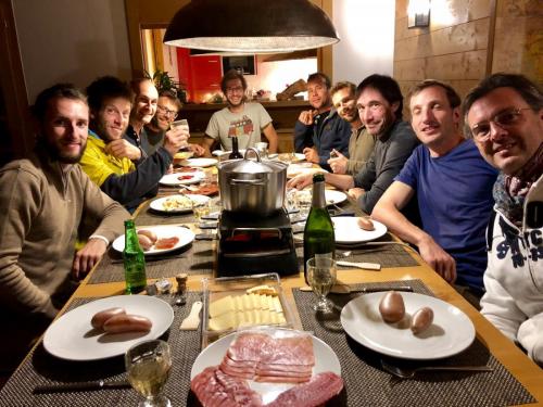 Raclette avec toute la bande